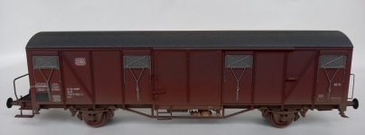 Exact-Train EX22066 - H0 - Gedeckter Güterwagen Gbs 254, DB, Ep. V